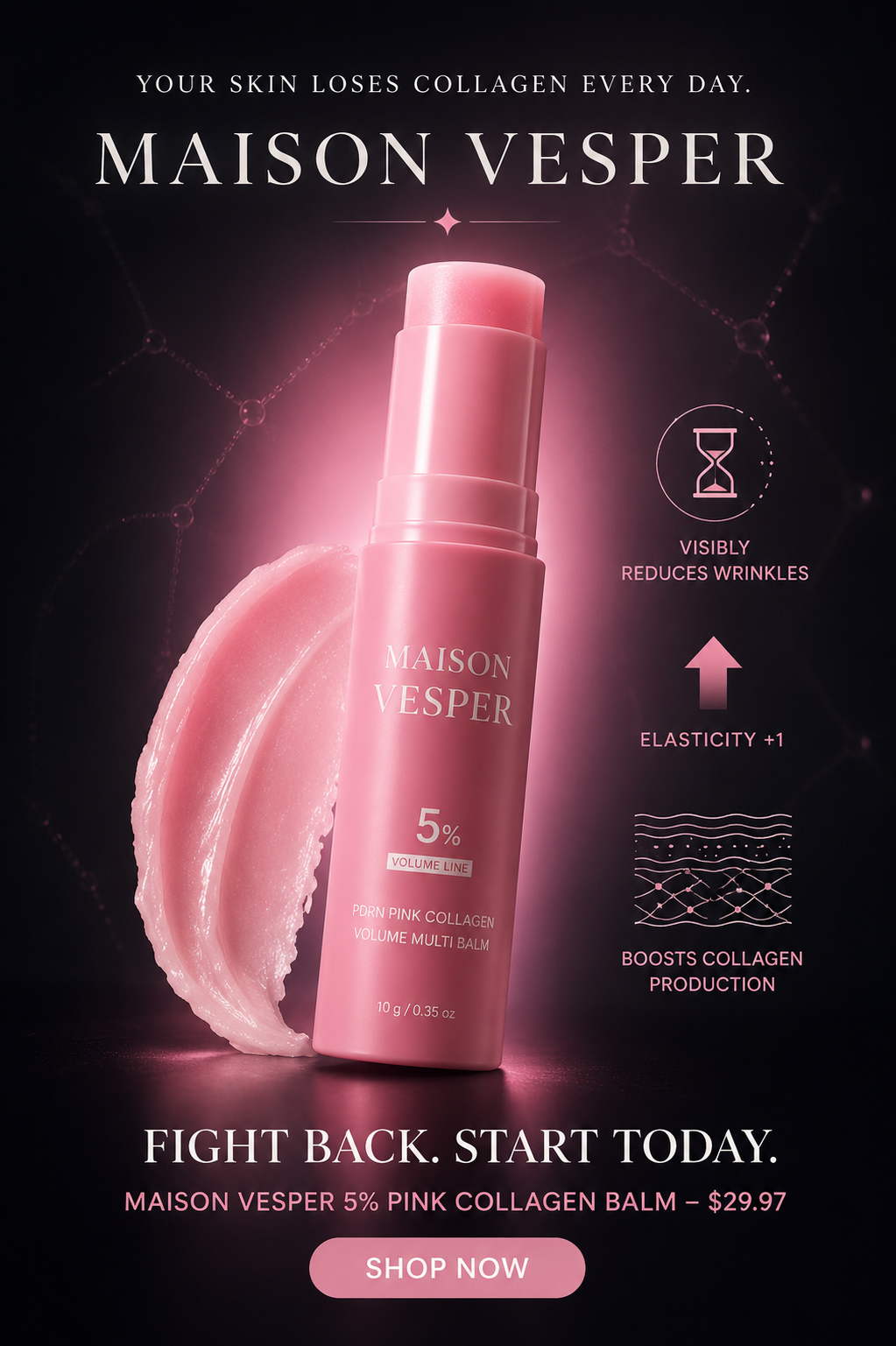 Pink Collagen Balm Hydration Stick